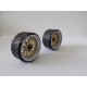 Jeu de 4 Roues avec Pneus n°02 1/18ème